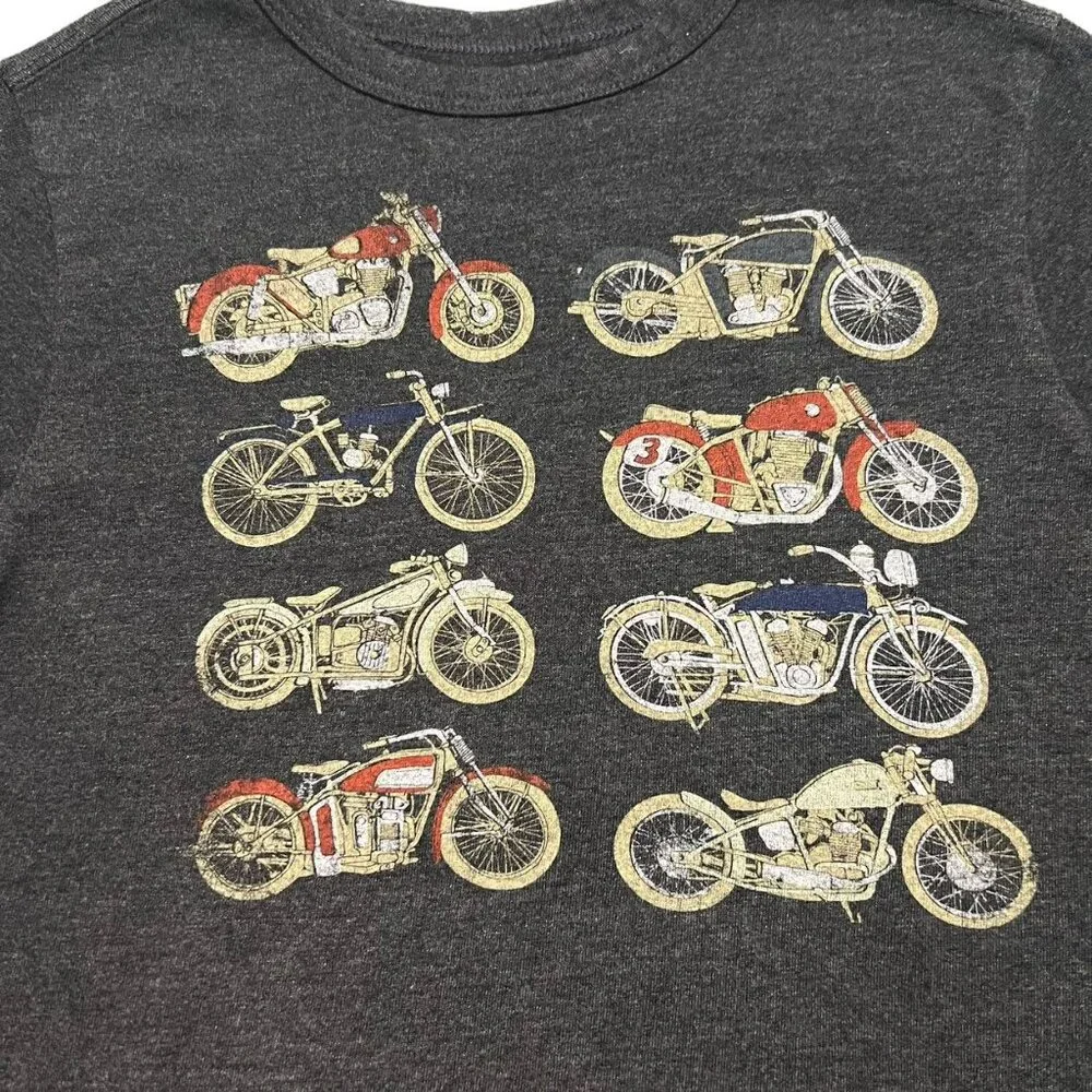 Gap Kids 6-7Y Motorcycle Graphic Tee Shirt